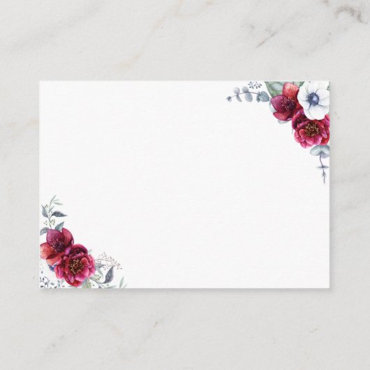 Display Shower kleine invoegkaart om toe te voegen Informatiekaartje (Achterkant)