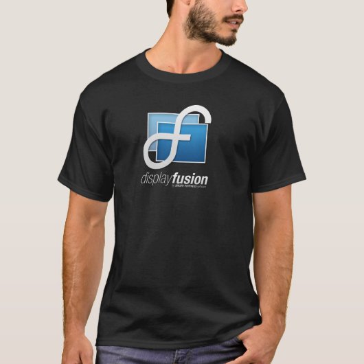 DisplayFusion T-Shirt (donker) (Voorkant)