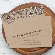 Displaykaart voor halsketting en armband van wilde