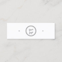 Displaykaart voor Stud Oorbel | Voeg uw logo toe