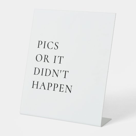 Disposable Camera Ideeën White Wedding Sign Reclamebord Met Voetstuk (Voorkant)