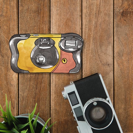 Disposable Camera Waterverf Art Sticker