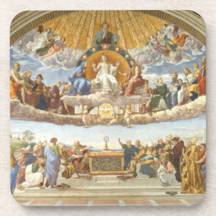 Disputatie over het Heilig Sacrament, Raphael Sanz Bier Onderzetter