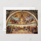 Disputatie van de eucharist briefkaart (Voorkant / Achterkant)