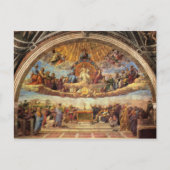 Disputatie van de eucharist briefkaart (Voorkant)