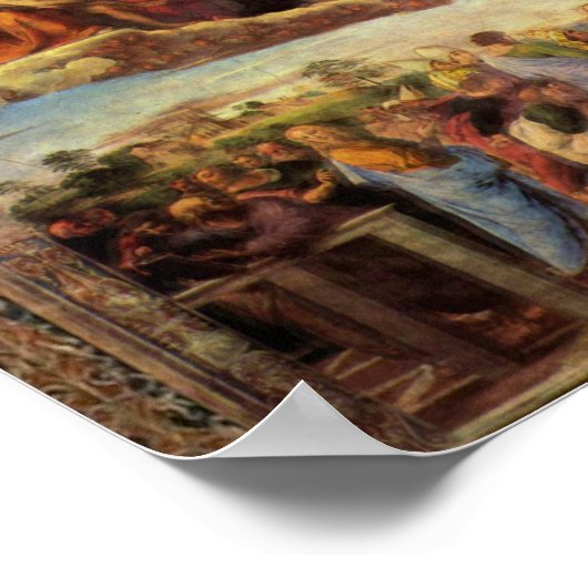 Disputatie van de eucharist poster (Hoek)