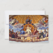 Disputatie van het Heilige Stoel door Raphael Bedankkaart (Voorkant)