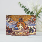 Disputatie van het Heilige Stoel door Raphael Bedankkaart (Staand voorkant)