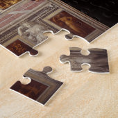 Disputatie van het Heilige Stoel door Raphael Legpuzzel (Zijkant)