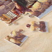 Disputatie van het Heilige Stoel door Raphael Legpuzzel (Zijkant)