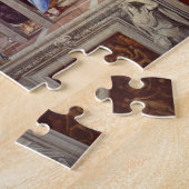 Disputatie van het Heilige Stoel door Raphael Legpuzzel (Zijkant)