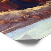 Disputatie van het Heilige Stoel door Raphael Poster (Hoek)