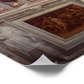 Disputatie van het Heilige Stoel door Raphael Poster (Hoek)