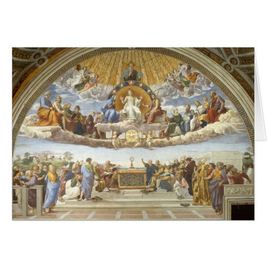 Disputatie van het Heilige Stoel, Raphael Sanzio (Voorkant Horizontaal)
