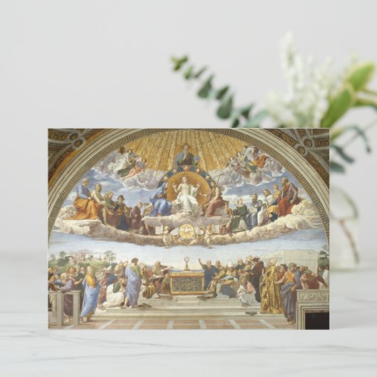 Disputatie van het Heilige Stoel, Raphael Sanzio (Staand voorkant)