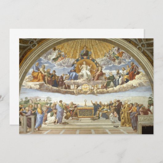 Disputatie van het Heilige Stoel, Raphael Sanzio (Voorkant / Achterkant)