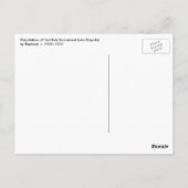 Disputatie van het Heilige Stoel, Raphael Sanzio Briefkaart (Achterkant)