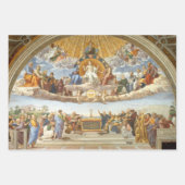 Disputatie van het Heilige Stoel, Raphael Sanzio Inpakpapier Vel (Voorkant 3)