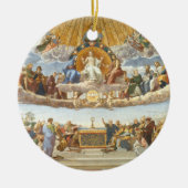 Disputatie van het Heilige Stoel, Raphael Sanzio Keramisch Ornament (Voorkant)