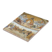 Disputatie van het Heilige Stoel, Raphael Sanzio Tegeltje (Zijkant)