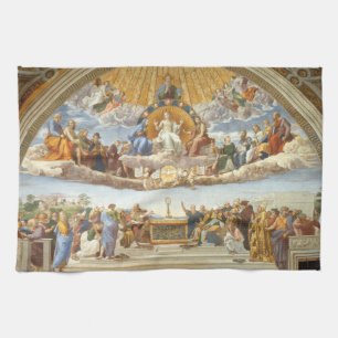 Disputatie van het Heilige Stoel, Raphael Sanzio Theedoek