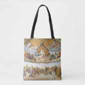 Disputatie van het Heilige Stoel, Raphael Sanzio Tote Bag (Voorkant)