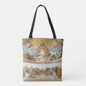 Disputatie van het Heilige Stoel, Raphael Sanzio Tote Bag (Achterkant)
