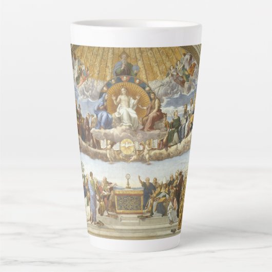 Dispuut over het Heilig Sacrament, Raphael Sanzio Latte Mok (Voorkant)