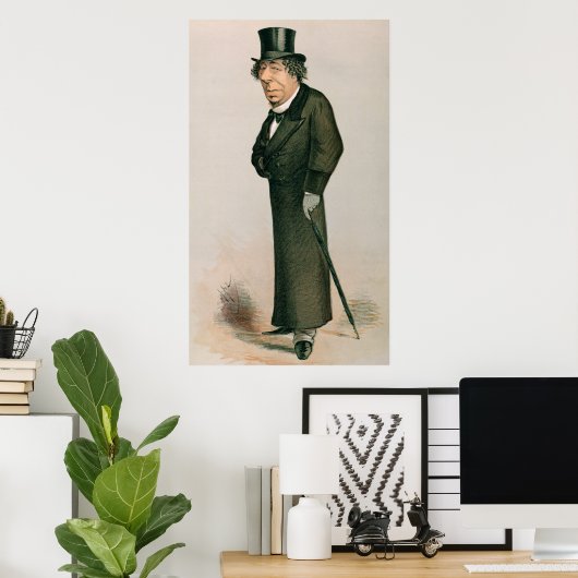 Disraeli, Benjamin Poster (Thuiskantoor)