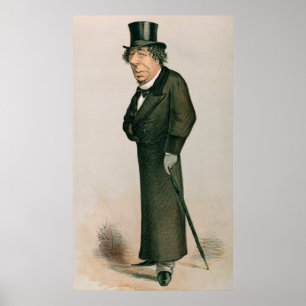 Disraeli, Benjamin Poster