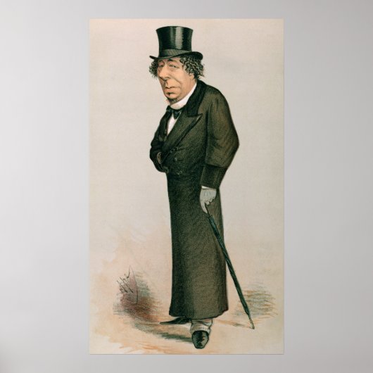 Disraeli, Benjamin Poster (Voorkant)