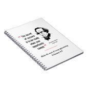 DISRAELI citeert SUCCESS OPPORTUNITY Inspirerend Notitieboek (Rechterzijde)