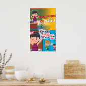 Disrespect is nooit cool (mat) poster (Keuken)