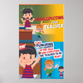 Disrespect is nooit cool (mat) poster