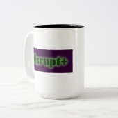 Disrupt+ Collectie Tweekleurige Koffiemok (Voorkant links)