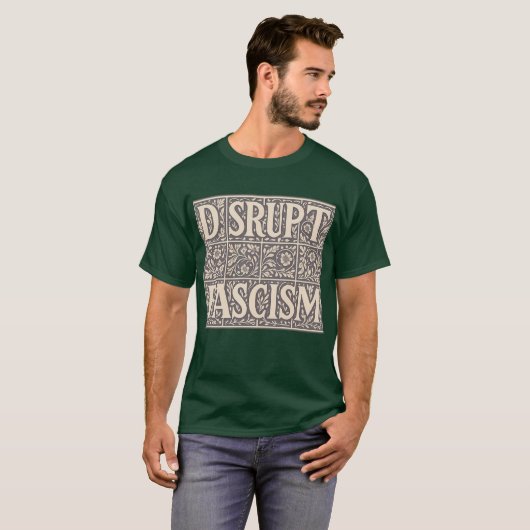 DISRUPT FASCISM T-SHIRT (Voorkant volledig)
