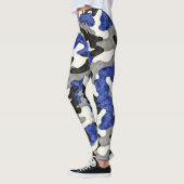 Disruptive Pattern Camouflage Blues Grijs Zwart Leggings (Links)