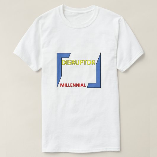 DISRUPTOR MILLENNIAL T-Shirt (Design voorkant)