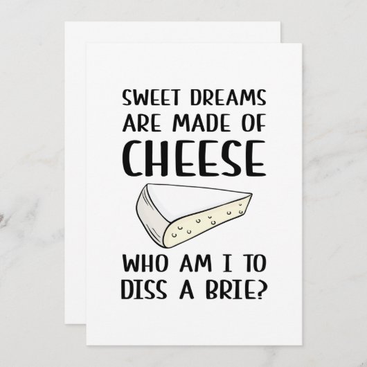 Diss A Brie Bedankkaart (Voorkant / Achterkant)