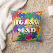 Dissectoloog Jigsaw Puzzle Lover samengesteld Kussen (Deken)