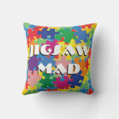 Dissectoloog Jigsaw Puzzle Lover samengesteld Kussen (Achterkant)