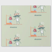 Dissectoraal wetenschapswerkdocument cadeaupapier (Vlak)