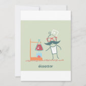 Dissectoriële uitnodiging voor wetenschappers (Voorkant)