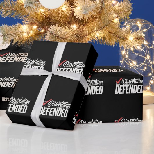 Dissertatie Verdedigd PhD-Afstuderen Afstuderen Cadeaupapier (Feestdagen)