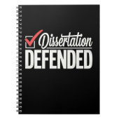 Dissertatie Verdedigd PhD-Afstuderen Afstuderen Notitieboek (Voorkant)