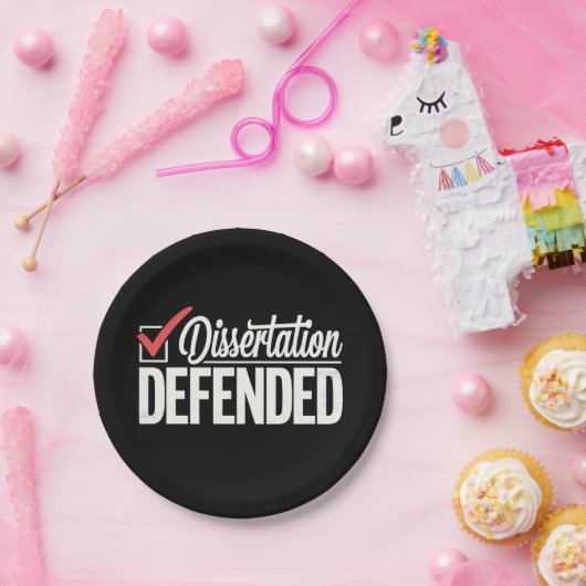 Dissertatie Verdedigd PhD-Afstuderen Afstuderen Papieren Bordje (Feest)