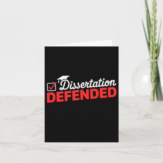 Dissertatie Verdedigd PhD Afstuderen PhD Afstudere Kaart (Voorkant)