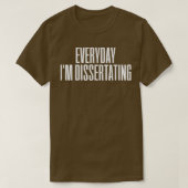 Dissertation Dissertatie Doctor PhD TShirt Classi (Design voorkant)