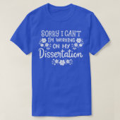 Dissertation doctoraat graad Ph T-shirt (Design voorkant)