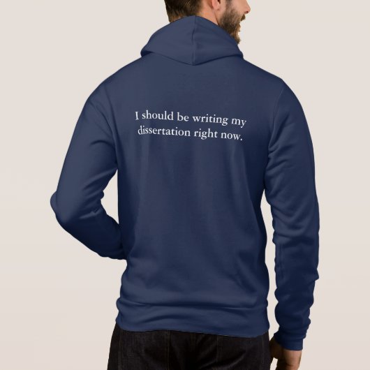 Dissertation Hoodie (Achterkant)